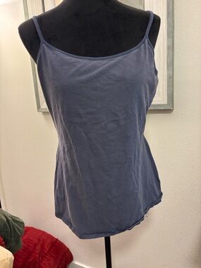 Express Slate Blue Spaghetti Strap Camisole